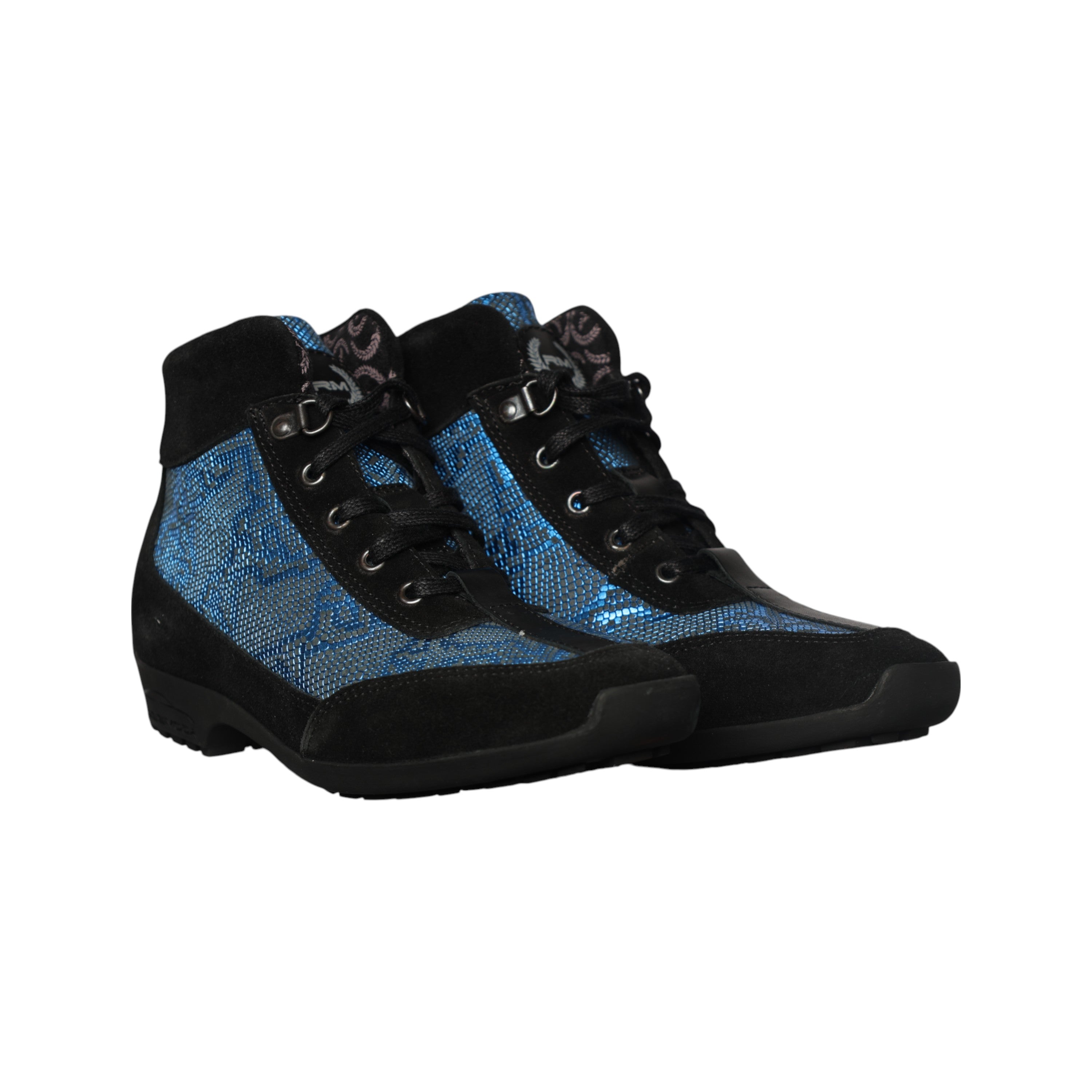 Rossmoda Boot Cayenne Lagarto Black-Blue